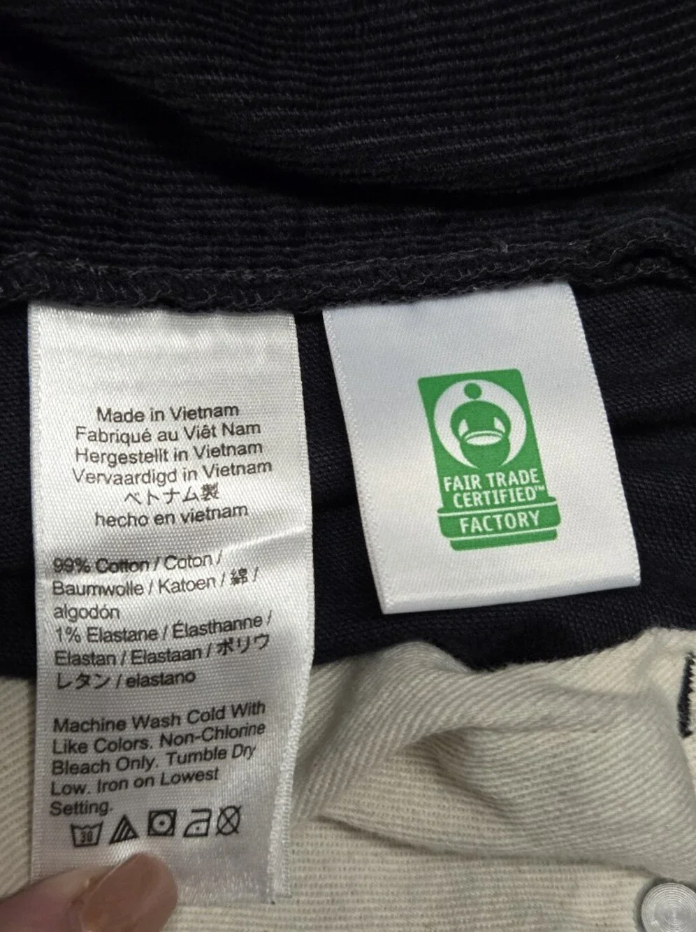 J. Crew Navy Corduroy Straight-Leg Pants Size 30W
